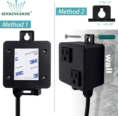 Miniatura 8 de Kit de interruptor de aire SinkTop con botón largo de latón dorado (latón completo) para eliminación de basura Un negro mate