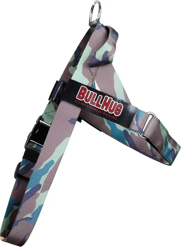 Miniatura 2 de BULLHUG Arnés ajustable para perro, sin tirones, sin estrangulamiento, para bulldogs ingleses, bulldogs franceses, pugs y razas de pecho ancho