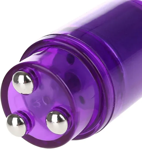 Miniatura 3 de Mini portátil pequeño masaje vibratorio herramienta corporal 4 cabezas masajeador bolsillo juguete para mujeres cuello, hombro, cara, espalda pies