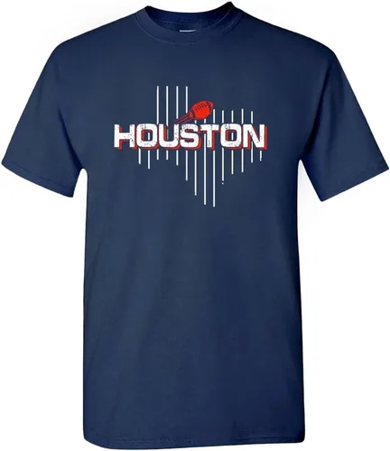 Miniatura 46 de Xtreme Apparrel Camiseta para hombre Team Field Map para aficionados al fútbol Dallas - Camisa azul marino