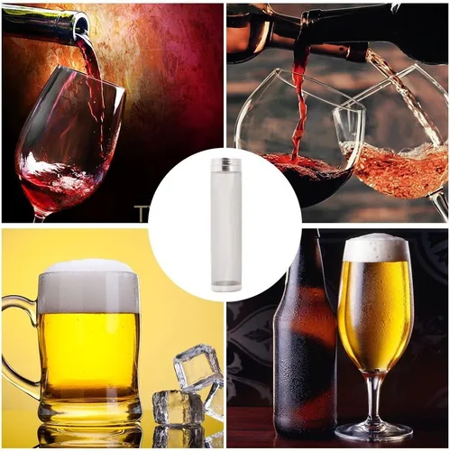 Miniatura 6 de Tolva filtro seca, con malla de 300 micras, tolva tamiz, tamiz para cervecería de acero inoxidable para el hogar, cartucho filtro tipo araña