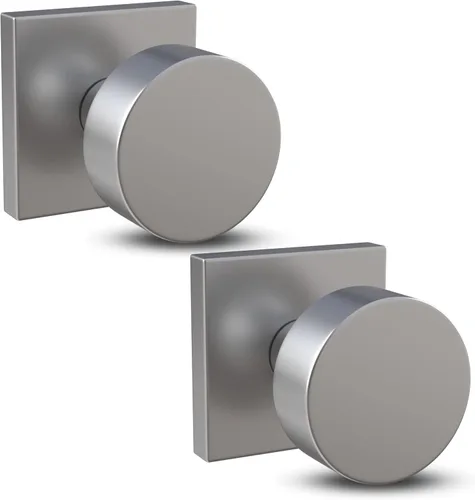 Miniatura 26 de Mega Handles SUANA - Pomo de puerta de privacidad para pasillo, armario y baño, perillas de puerta reversibles de diseño resistente, se adapta a