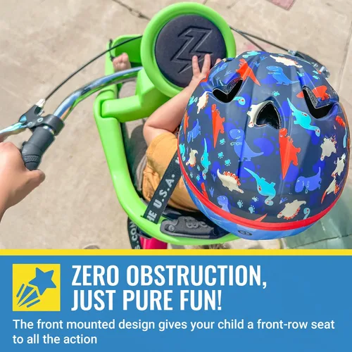 Miniatura 4 de iBert Asiento infantil montado en la parte delantera con montaje patentado para una instalación fácil y segura, asiento de bicicleta para niños