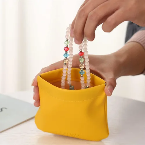 Miniatura 5 de Mini monedero de cuero para mujer, cambios, tarjetero, bolsa pequeña, 3 Colores, Portatarjetas Mini Monedas