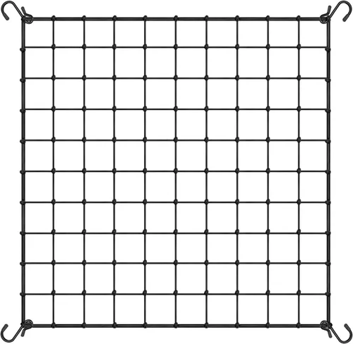 Miniatura 12 de VIVOSUN Red de Enrejado Elástica de 2 x 2 Pies con 4 Ganchos para Plantas Trepadoras, Vegetales, Frutas y Flores, Paquete de 1