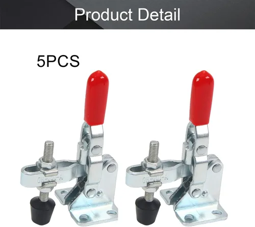 Miniatura 3 de Utoolmart Herramienta de mano abrazadera de palanca vertical GH-101-A Abrazadera de liberación rápida 110.2 lbs Capacidad de sujeción Abrazadera