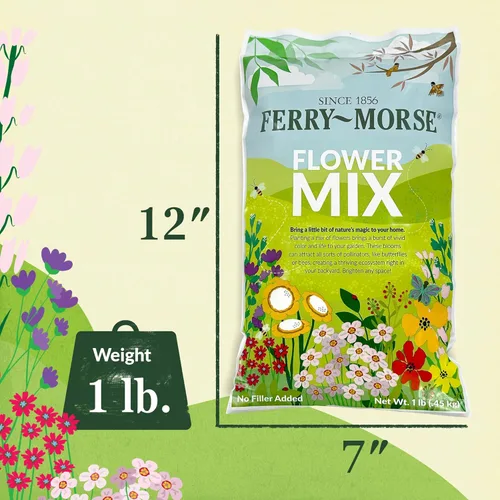 Miniatura 4 de Ferry-Morse - Mezcla alternativa de hierba floreciente a granel, semillas de flores silvestres, 1 libra