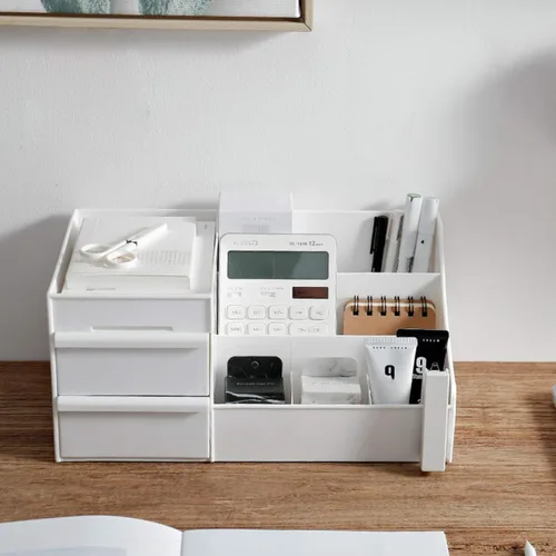 Miniatura 6 de Organizador de colonia negro para hombres - Organizador grande de mostrador con cajones para colonia, perfume, afeitado y cuidado de la piel