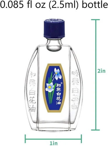 Miniatura 6 de White Flower Bálsamo Analgésico Externo en Aceite 2.5ml / 0.085fl Oz (Versión EE. UU.) (Paquete de 3)