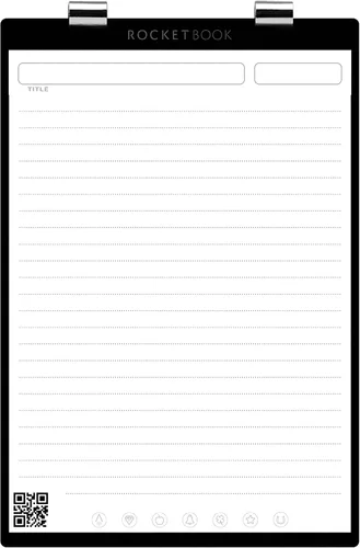 Miniatura 14 de Rocketbook Orbit - Paquete de páginas ejecutivas - Bloc de notas legal reutilizable inteligente - Gráfico.
