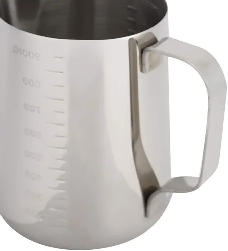 Miniatura 8 de Jarra de leche de 34 onzas/33.8 fl oz, jarra de espuma de leche, espumador de leche, jarra de leche para café, taza de vaporizador, taza de café