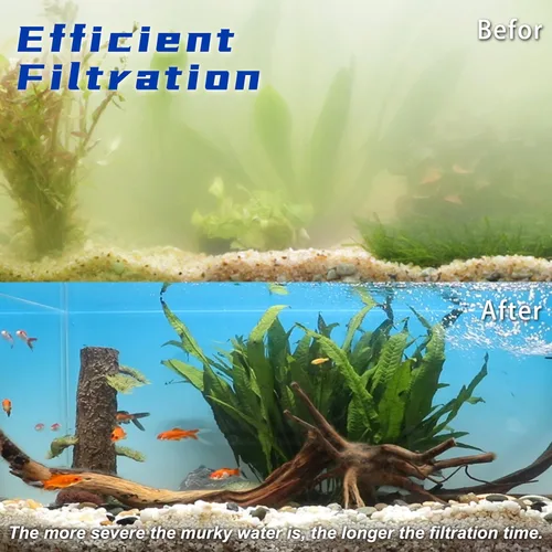 Miniatura 6 de coospider-repta Filtro de acuario para tanque de 100 a 300 galones, potente filtro interno de tanque de peces de 660 GPH, filtro sumergible de bomba