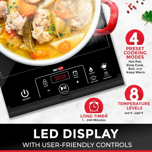 Miniatura 6 de Mueller Pro-Series 10 en 1 - Picadora de verduras, 8 hojas, cebollas, cortadora en cubitos, de huevos con recipiente, cortadora de patatas fritas