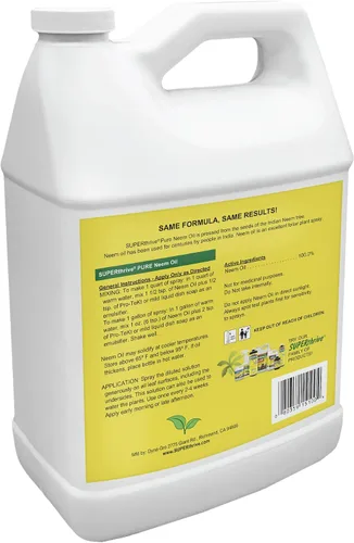 Miniatura 2 de Dyna-Gro NEM-100 - Esmalte de hojas de aceite de neem, 128 onzas líquidas (paquete de 1), concentrado