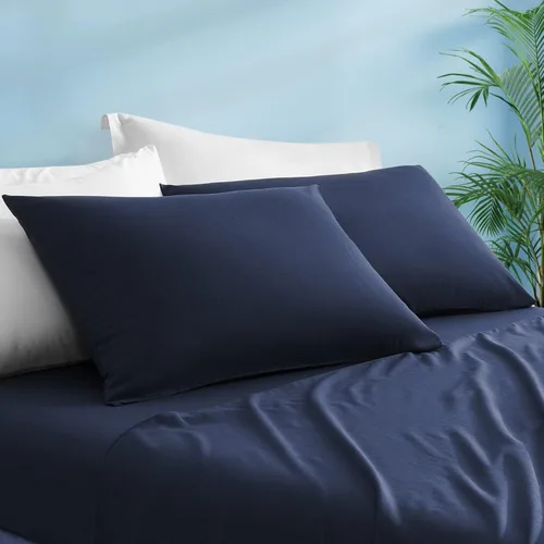 Miniatura 9 de LUXEAR Fundas de almohada refrescantes tamaño King, paquete de 2 fundas de almohada Arc-Chill Cool con diseño de doble cara [Refrescante y algodón]