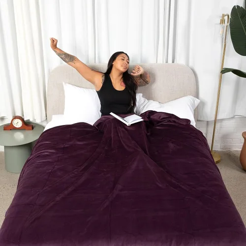Miniatura 5 de Big Blanket Co Original Stretch Ballerina - Manta gigante extra grande de 6 x 6 pies, suave, elástica, lavable a máquina, se adapta a toda la familia