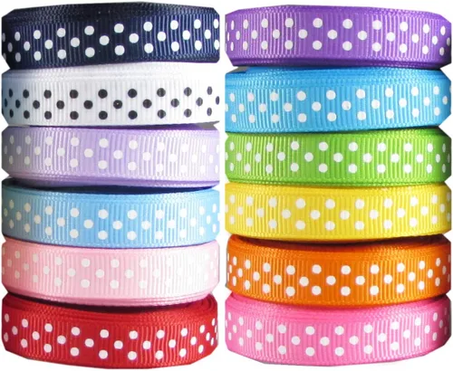 Juego de cintas de grográn/satén para envolver paquetes de regalo, pinzas para el pelo y accesorios, costura, proyectos de manualidades (combo de
