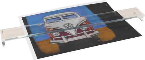 Creative Mark Puente inclinado para artistas, puente de acrílico para manos y muñecas, utilizado para pintar a mano firme, dibujo y bocetos,