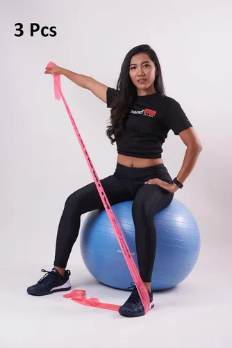 Miniatura 7 de Producto de Malasia Bandas de ejercicio de resistencia a la luz naranja de 9 pies Sanctabnd nivel 2, terapia física para entrenamiento de fuerza