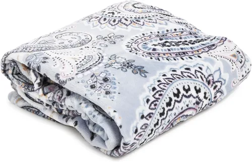 Miniatura 61 de Vera Bradley Manta de felpa de forro polar Botánico Paisley Rosa
