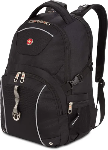 Miniatura 10 de SwissGear Mochila para laptop, Negro, 17 pulg.