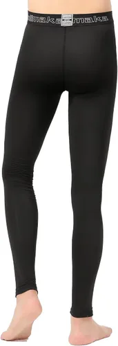 Miniatura 4 de Paquete de 4 o 3 leggings de compresión para niños y jóvenes, pantalones atléticos, capa base deportiva para niños