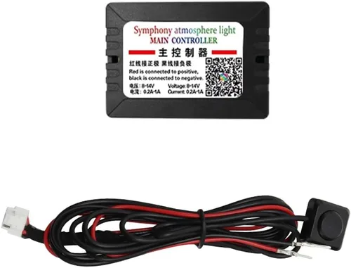 Miniatura 19 de Luces interiores acrílicas Dreamcolor para automóvil, accesorios para automóvil WEBUPAR 2 en 1, tira de luces LED para automóvil con control