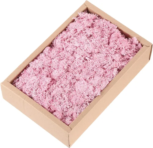 Miniatura 10 de MECCANIXITY Musgo de reno preservado de 7.8 onzas, musgo artificial decorativo negro para plantas en maceta, manualidades de interiores, centros