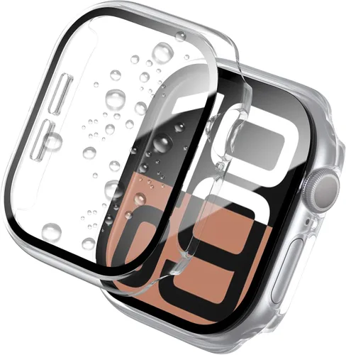 Miniatura 10 de WISKII - Juego de 2 fundas compatibles con Apple Watch SE3 Series SE/6/5/4 de 40 mm con protector de pantalla, funda ultradelgada de policarbonato