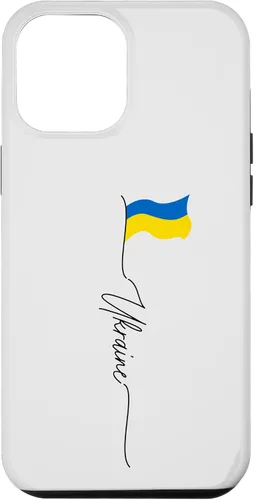 Funda para iPhone 12 Pro Max Ucrania, Slava Ucrania, bandera patriótica de Ucrania