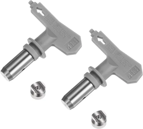 Miniatura 42 de uxcell 2 puntas de pulverización reversibles para pulverizador sin aire, 109 puntas de boquilla de pulverización de pintura, piezas de máquina