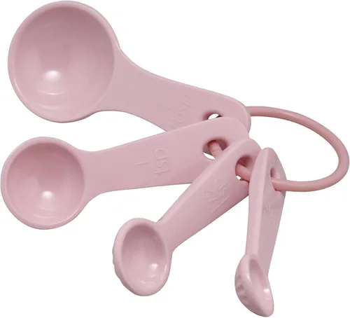 Miniatura 6 de UP ware - Juego de 4 cucharas medidoras de melamina líquida y seca multiusos para el hogar, herramientas esenciales para cocinar y hornear, cucharas