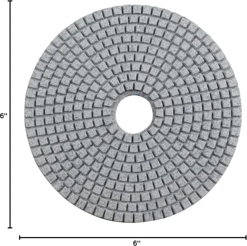 Miniatura 9 de Wet 6" 7-Step Diamond Pulir Pads Flexible Lijado Herramientas Discos Buff