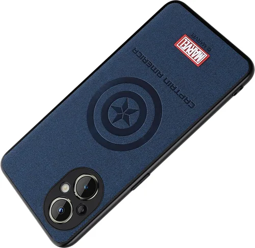 Miniatura 8 de IRON SPIDER Funda para OnePlus Nord N20 5G, con personaje de superhéroe, compatible con OnePlus Nord N20 de piel (azul) para hombre y mujer Capitán