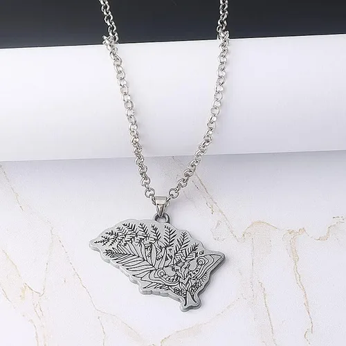 Miniatura 5 de SONGCHANGJEWELRY Vintage Silver Plated Necklace The Last of Us Pendant Necklace Cosplay - Last of Us Gifts for Men Women Fan