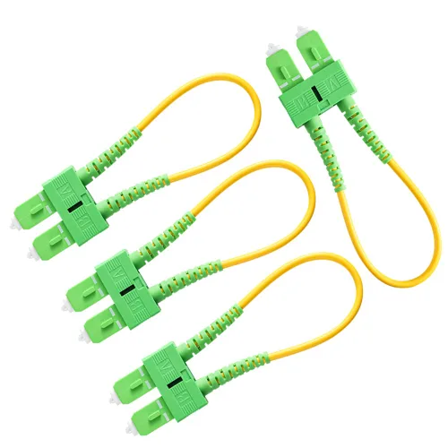 Miniatura 8 de GwliUni 4 unids OM3 Loopback Plug Tester Multimodo LC-UPC Fibra óptica Duplex Cable Adaptador 50/125