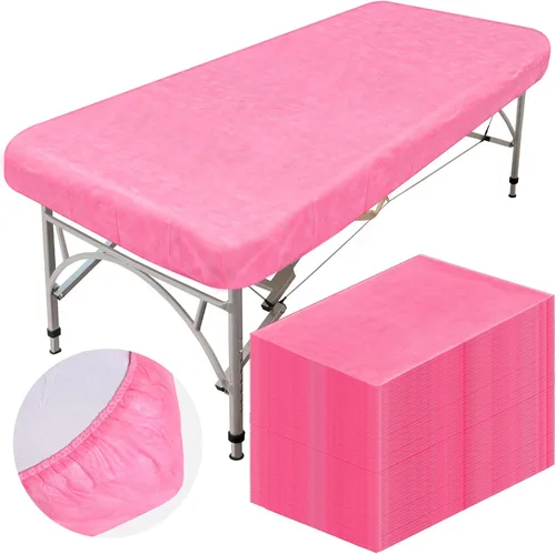 Miniatura 7 de Oudain 50 sábanas bajeras desechables con elástico, impermeables, a prueba de aceite, 39 x 87 pulgadas, fundas desechables para cama de masaje, spa