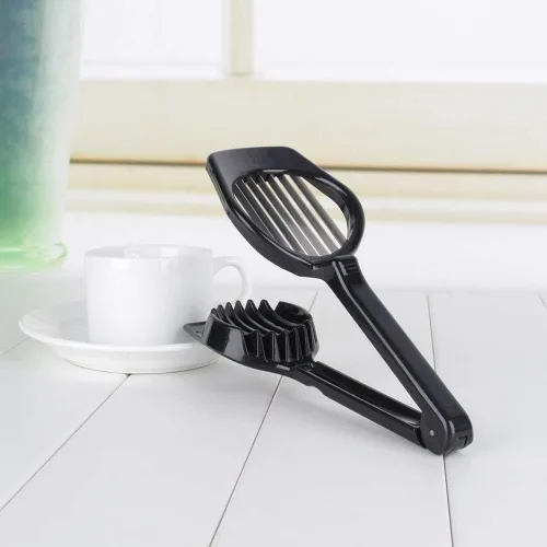 Miniatura 2 de Cortador de huevos, cortador de huevos de alambre de acero inoxidable, cortador de huevos de aluminio resistente, lavavajillas para huevo, fresa