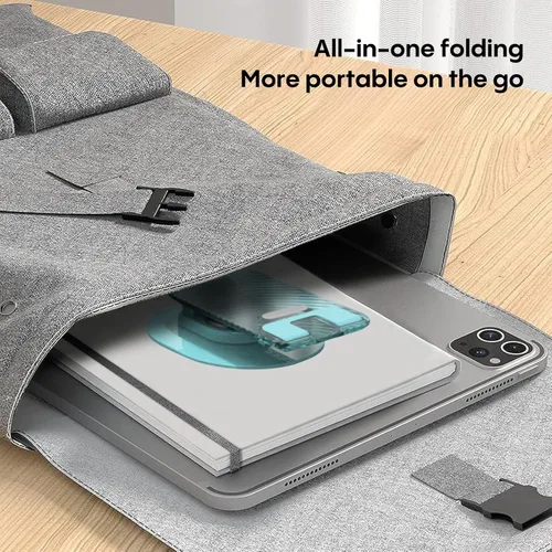 Miniatura 8 de Soporte plegable para teléfono de escritorio, soporte para teléfono en el escritorio compatible con iPhone 15, 14, 13 Pro Max Mini, adecuado