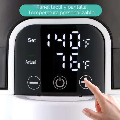 Miniatura 3 de Bellababy Calentador instantáneo de biberones, dispensador de agua caliente para hacer biberón de fórmula al instante, contenedor desmontable fácil