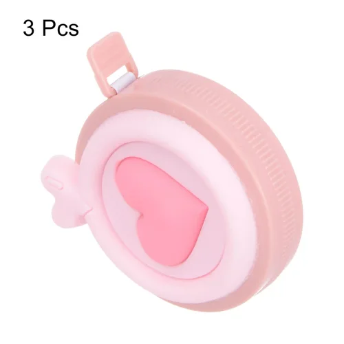 Miniatura 3 de HARFINGTON Cinta métrica suave de 60 pulgadas, 4.9 ft, retráctil, mini cinta métrica de dibujos animados, bonita regla para coser manualidades