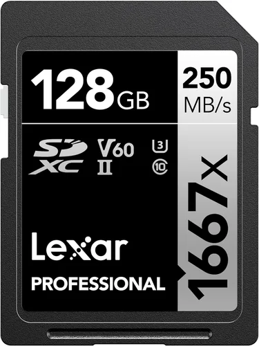 Miniatura 16 de Lexar Tarjeta de Memoria SD Profesional de 64GB (Paquete de 2) 1667x, UHS-II, C10, U3, V60, Full HD, 4K, Hasta 250MB/s de Lectura SDXC