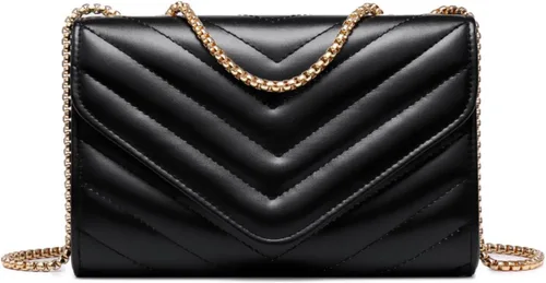 Bolsos cruzados pequeños para mujer Dasein, elegantes bolsos de diseñador de noche, cartera tipo embrague y bolsos con correa de cadena para el