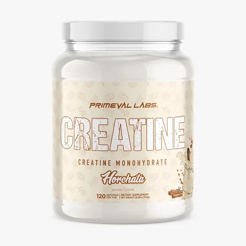 Miniatura 8 de Primeval Labs Clean Creatine Monohydrate Powder Polvo saborizado para fuerza muscular y recuperación Sabores latinos Aqua Fresca Suplemento