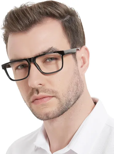 MARE AZZURO Gafas de lectura grandes retro para hombre, lectores ligeros 1.0 1.25 1.5 1.75 2.0 2.25 2.5 2.75 3.0 3.5 4.0 5.0 6.0