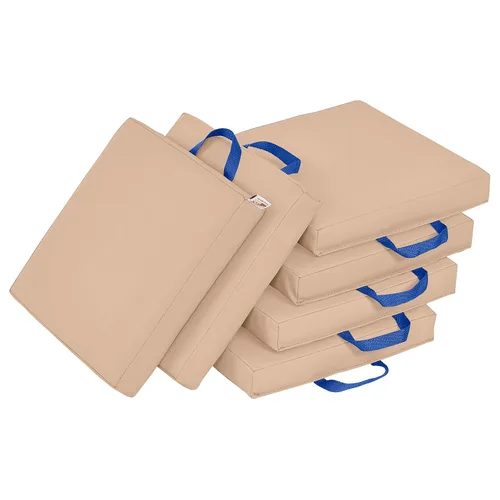 Miniatura 23 de ECR4Kids SoftZone - Cojines de suelo, cuadrados, asientos flexibles, surtidos, 6 piezas