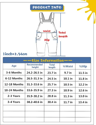 Miniatura 7 de KIDSCOOL SPACE Baby Girl Jean Overalls,Toddler Denim Cute 3D Bunny Outfit