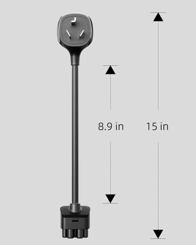 Miniatura 7 de FOCSPROD Adaptador NEMA 10-30 para cargador móvil Tesla Gen 2, carga rápida 240/250V 10-30 conector de salida para Tesla adaptador de cargador