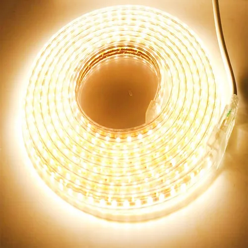 SUYOOULIN Tira de luces LED, alto voltaje AC110V-130V 3.3 pies/3.3 ft, súper brillante, 1000 lúmenes, 5050, 60 LEDs/m, tiras de luz LED IP68 para