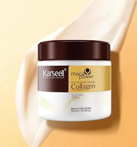 Miniatura 3 de Reparación profunda acondicionador aceite de argán colágeno mascarilla para el cabello Esencia para el cabello con colágeno seco dañado para todo